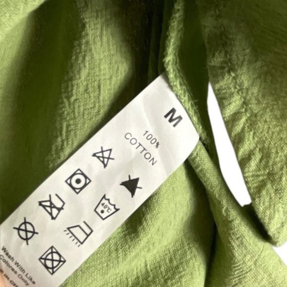 Halara Backless Adjustable Straps Green Sleeveless Tiered Dress - Picture 12 of 15